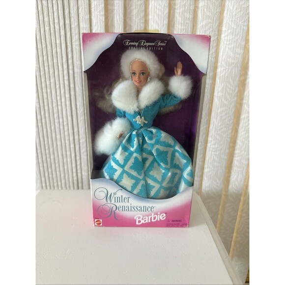 Mattel Winter Renaissance Barbie Doll (1996) (z) #15570 - Picture 1 of 4